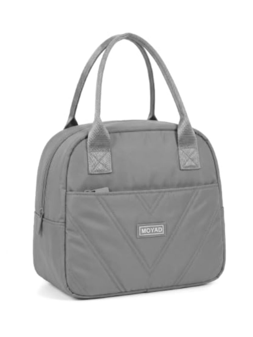 8L Insulated Puffer Lunch Tote Lightweight Reusable Lunch Bag